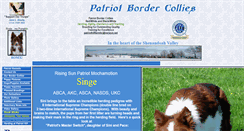 Desktop Screenshot of patriotdogs.com